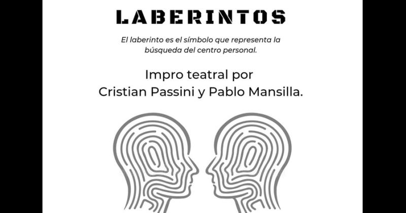 Se presenta el espectculo Impro teatral por Cristian Passani y Pablo Mansilla 