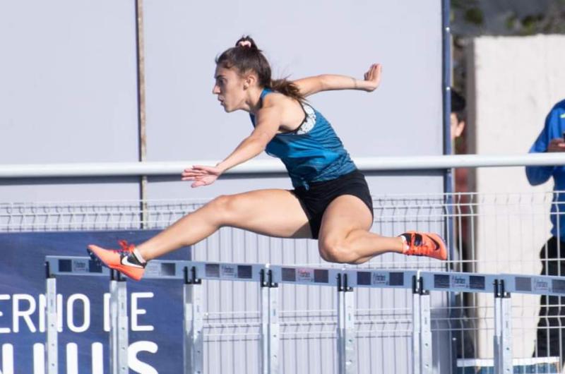 Lucía Zurdo sumó un nuevo podio en 100 metros con vallas y ahora le apunta al Provincial y Nacional U23