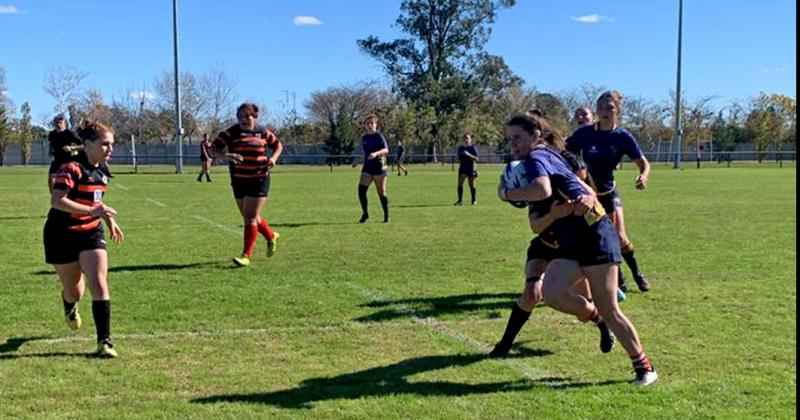 Varias pergaminenses formaron parte de un gran encuentro de rugby en Rosario