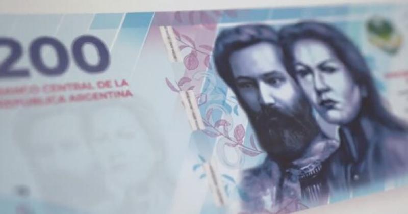 El flamante billete de 200 pesos