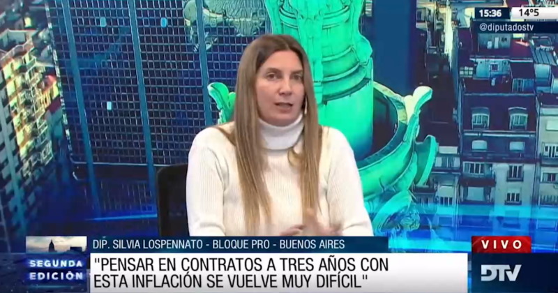 La diputada del PRO Silvia Lospennato se refirió al proyecto Compre Argentino