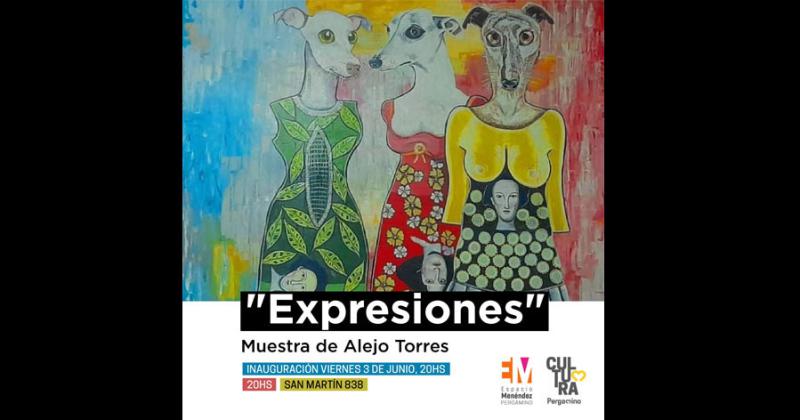 Este viernes en Espacio Menéndez se habilita la muestra Expresiones