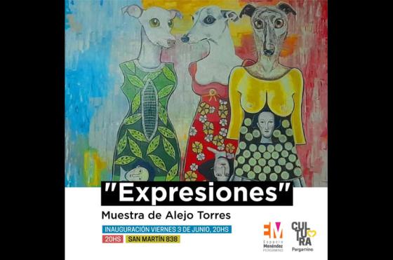 Este viernes en Espacio Menéndez se habilita la muestra Expresiones