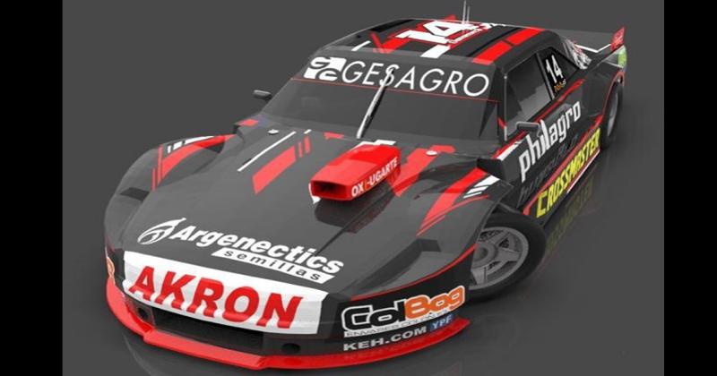 El diseño del Dodge del equipo Galarza Racing que Alfonso Domenech conduce a partir de este fin de semana