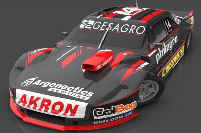 El diseño del Dodge del equipo Galarza Racing que Alfonso Domenech conduce a partir de este fin de semana