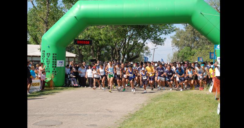 Una instantnea de 2012 cuando se realizó una maratón por el predio del Inta Pergamino