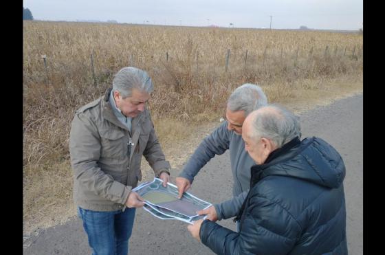 Javier Martínez José Salauati y Eddo Pascot estuvieron el viernes en el predio para realizar unas evaluaciones