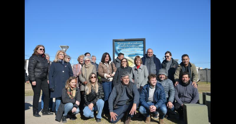 Los cooperativistas presentes en el acto que se realizó el sbado