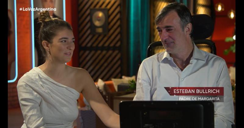 Esteban Bullrich el exsenador que padece ELA acompañó a Margarita una de sus hijas a las audiciones a ciegas de La Voz Argentina 2022