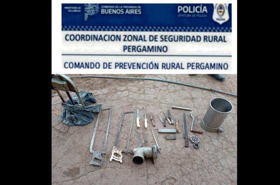 Se secuestraron herramientas de carnicería