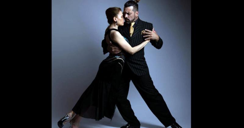 Estampa de bailarín Ricardo Astrada bailar junto a Karina Piazza