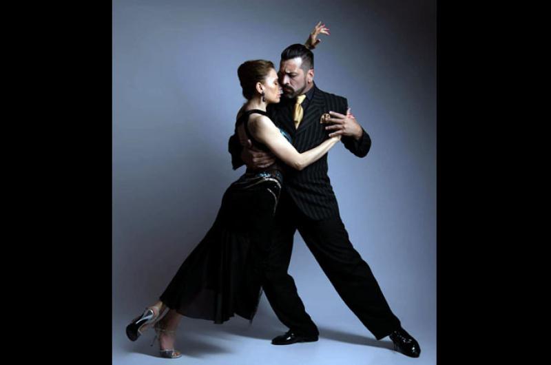 Estampa de bailarín Ricardo Astrada bailar junto a Karina Piazza