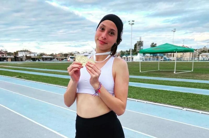 Denise Vega fue confirmada en tres pruebas- 100 y 200 metros y posta 4x100 metros