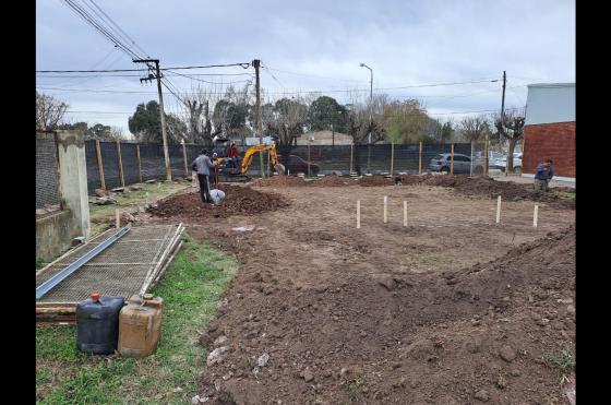 Los trabajos ayer fueron monitoreados por autoridades del Consejo Escolar y el arquitecto Pablo Bergada