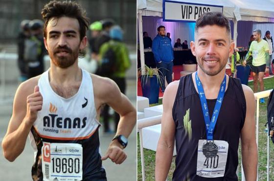 Victorio Ferretti y Mariano García lograron positivas actuaciones en el Medio Maratón de Buenos Aires