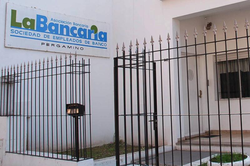 La sede de La Bancaria ubicada en San Martín al 800