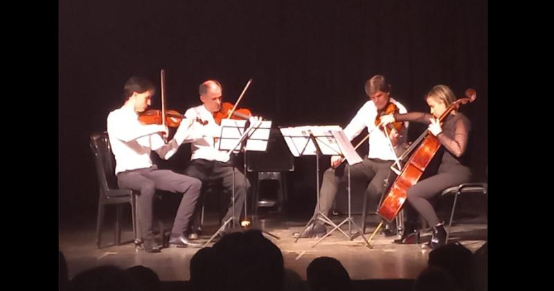 El Cuarteto de Cuerdas Unnoba actuó en la jornada de apertura