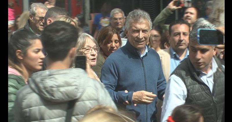 El expresidente Mauricio Macri llegó a Pergamino en el marco de las recorridas que viene haciendo por el interior del país