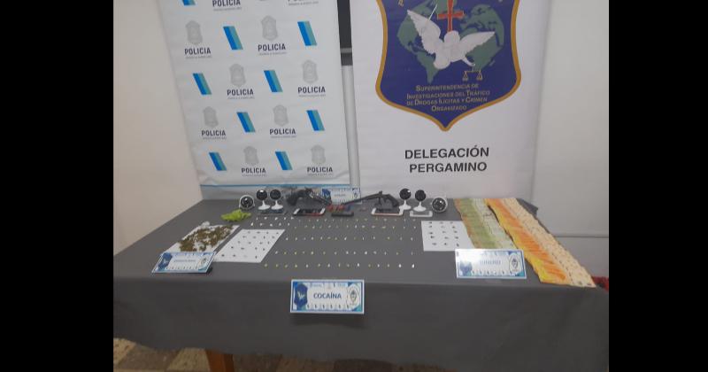 En el allanamiento una vivienda del barrio Belgrano fue secuestrada gran cantidad de droga