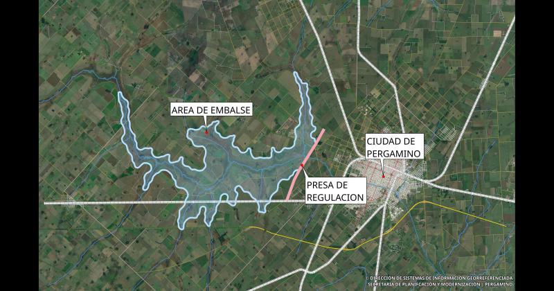 La Presa de Regulación del Arroyo Pergamino permitir mitigar el problema de las inundaciones