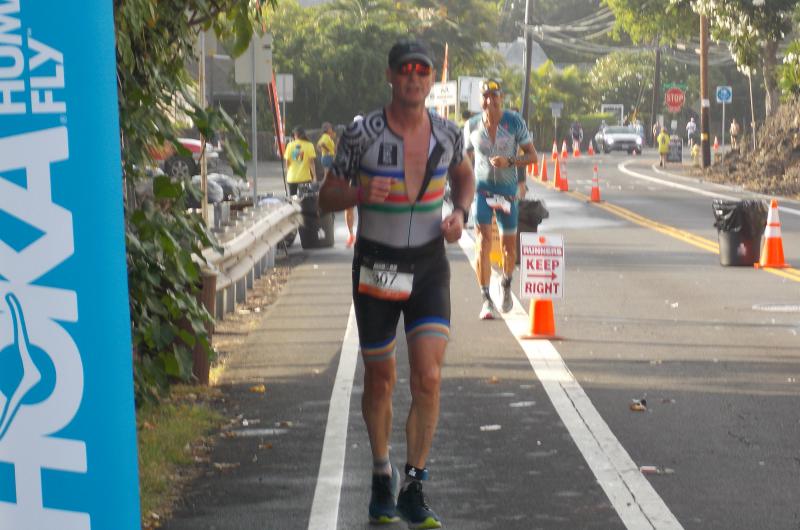 Claudio Fanucchi completó su Ironman Nº 17 en la isla de Kona Hawi