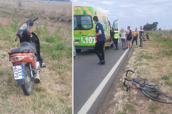 El siniestro ocurrió en la ruta provincial Nº 32 y dejó dos personas con heridas leves