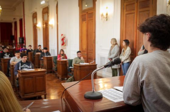 Son 12 los colegios secundarios que participan en esta edición del Parlamento Estudiantil