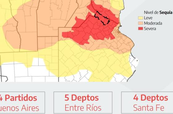 La sequía no da tregua a los cultivos sembrados en territorio bonaerense