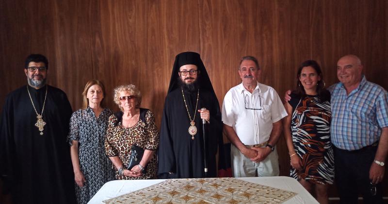 Referentes de la Unión Sadadense y de la comunidad ortodoxa nacional y local
