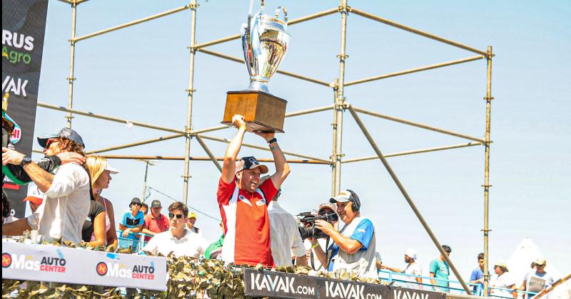 Mauro García y toda su felicidad tras lograr el campeonato