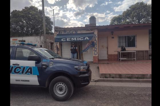 El allanamiento realizado por efectivos federales alteró la habitual calma de Guerrico