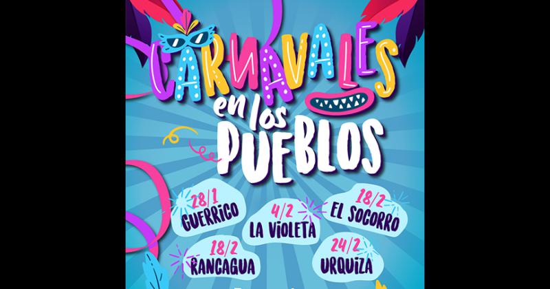 La primera celebración de Carnaval ser en la localidad de Guerrico