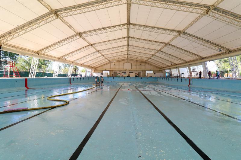 Los trabajos estn llevndose a cabo en el natatorio del Parque General San Martín