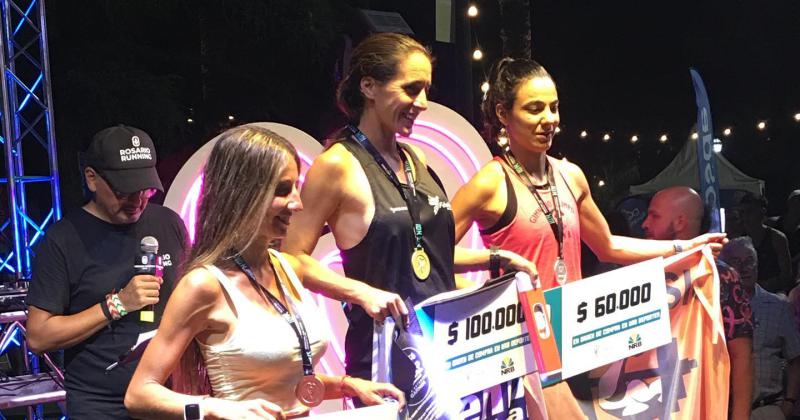 La pergaminense Brenda Bernard se subió al tercer lugar del podio femenino que tuvo a dos juninenses en los primeros puestos