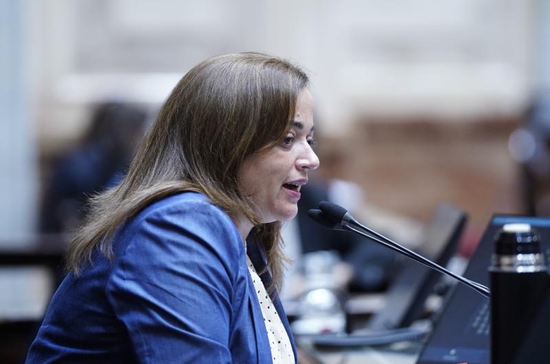 La presidenta de la C�mara de Diputados Cecilia Moreau