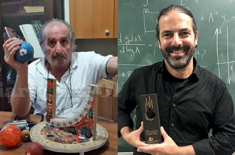 El Profesor Daniel Della Valle y el investigador José Edelstein