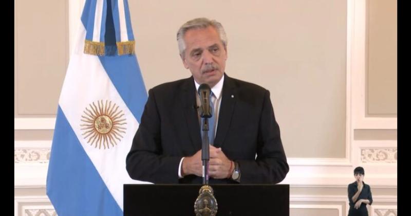 El presidente Alberto Fernndez