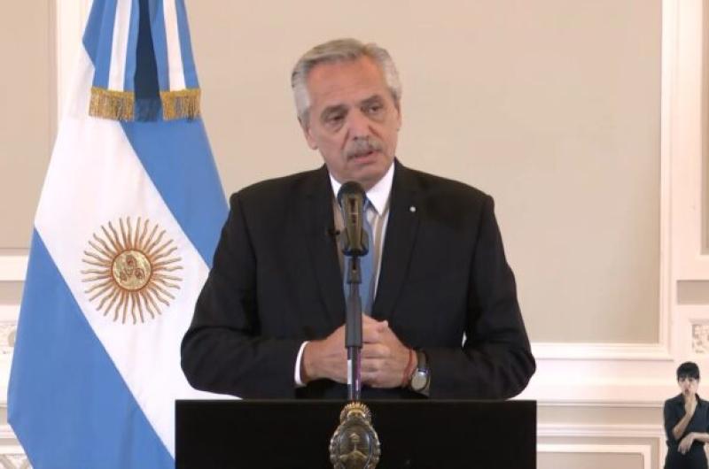 El presidente Alberto Fern�ndez