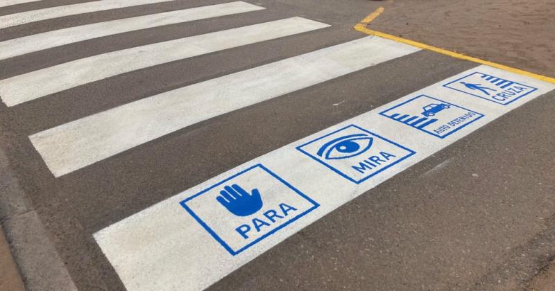 A partir de esta nueva normativa en edificios públicos y en las calles de Pergamino se tendr esta señalización especial