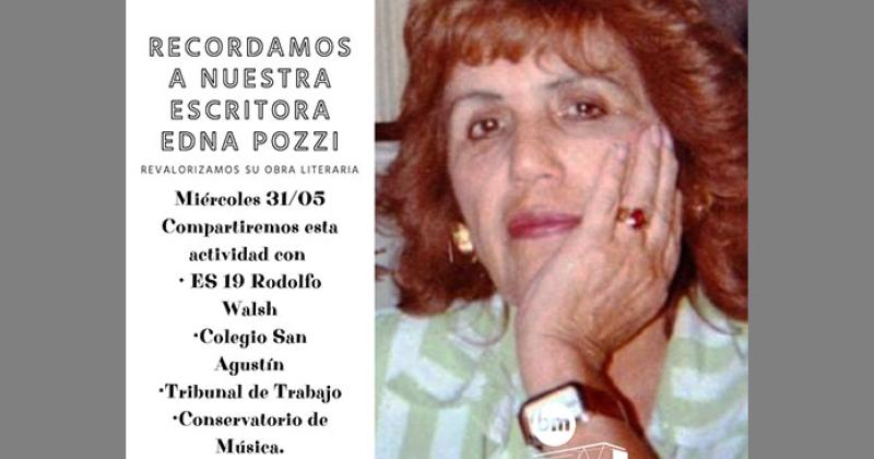 La prosista y poetisa Edna Pozzi reconocida y multipremiada