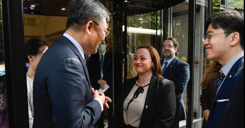 La Presidenta de la C�mara de Diputados Cecilia Moreau forma parte de la delegación argentina en China