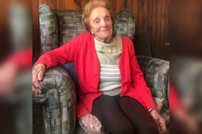 Elena Garófoli viuda de Belcuore en la intimidad de su hogar trazó su Perfil Pergaminense