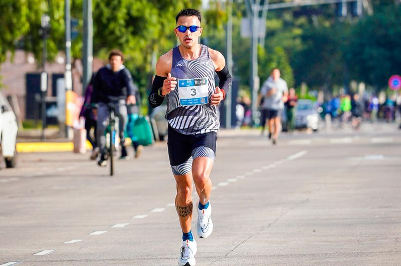 Luciano Dragi disputó su cuarto maratón y obtuvo un gran resultado