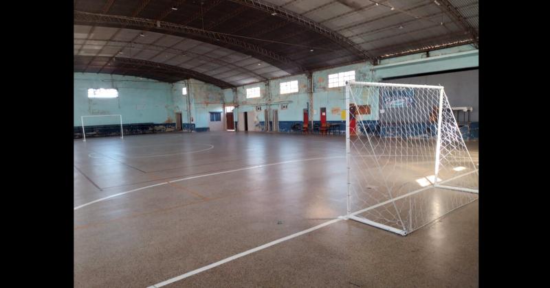 La cancha de futsal de San Telmo est lista para la inauguración