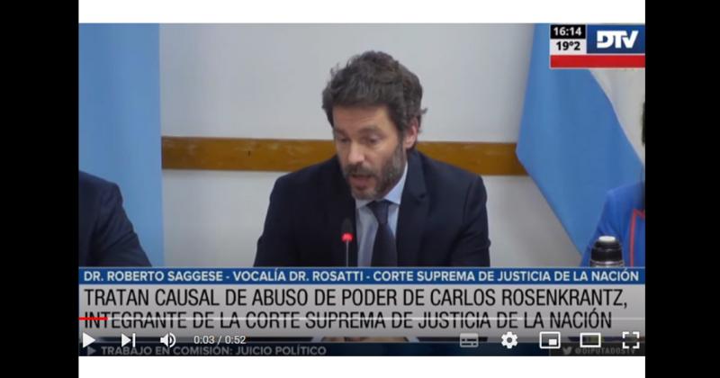 Roberto Saggese de la vocalía del presidente de la Corte Horacio Rosatti