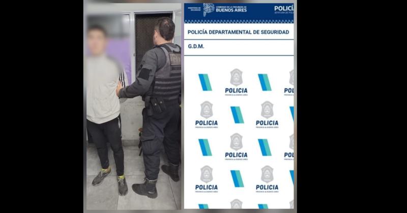 El joven ladrón fue detenido por la Policía mientras cometía un robo
