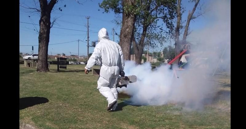 En contextos de brote se fumiga en zonas cercanas a los casos