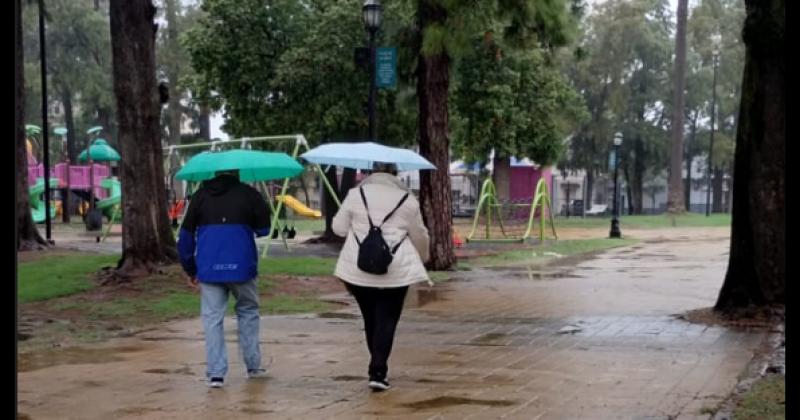 Se prevé que caiga una mayor cantidad de milímetros durante mañana y el lunes