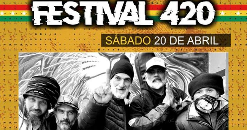 Resistencia banda invitada para esta edición del Festival 420