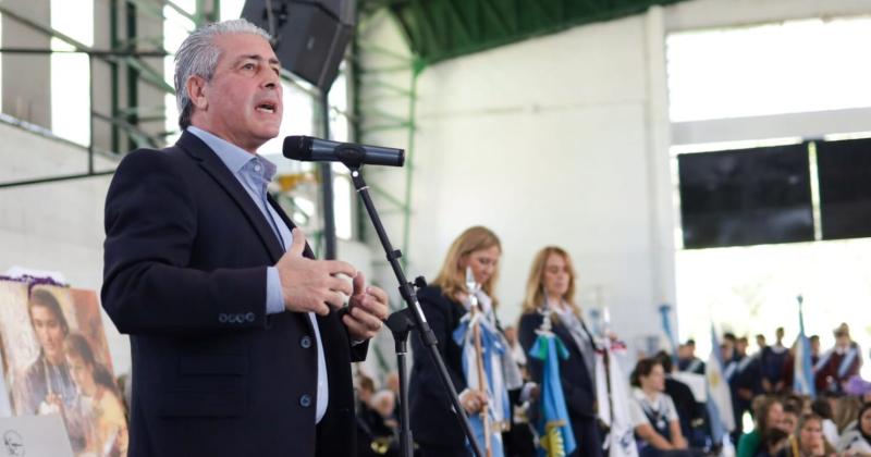 El intendente Javier Martínez dirigió palabras alusivas al centenario